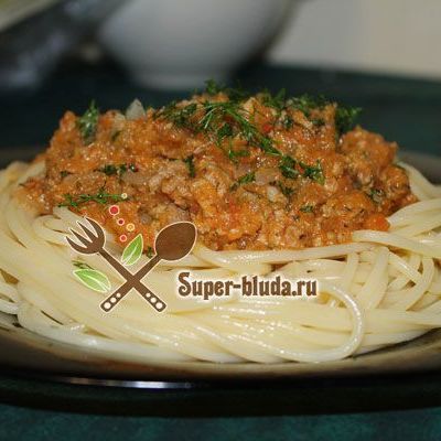 Спагетти Болоньезе рецепт спагетти с соусом болоньезе