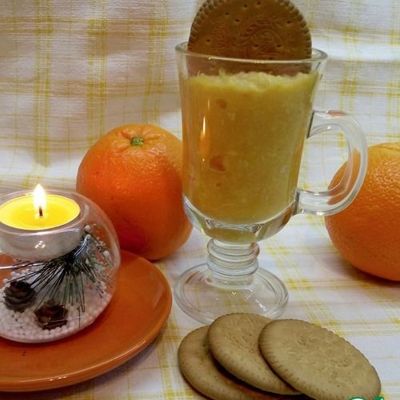 Быстрый апельсиновый десерт