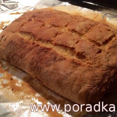 Итальянский домашний хлеб Чиабатта
