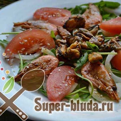 Салат из морепродуктов рецепты с фото