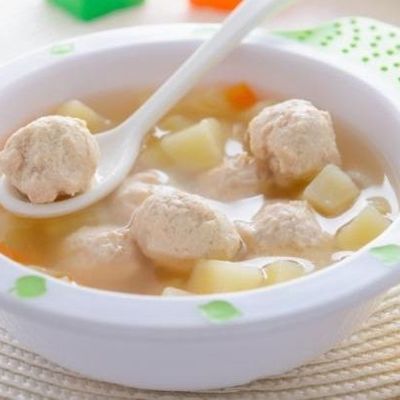 Суп со свининой для ребенка