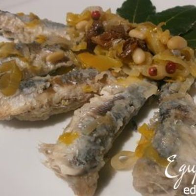 Сардины аппетитные - рецепт венецианских рыбаков Sarde in saor