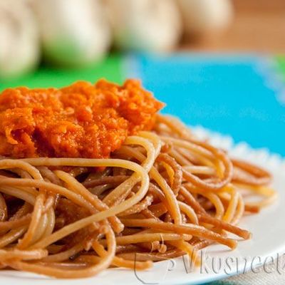 Спагетти жареные