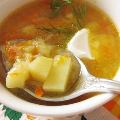 Легкий картофельный суп