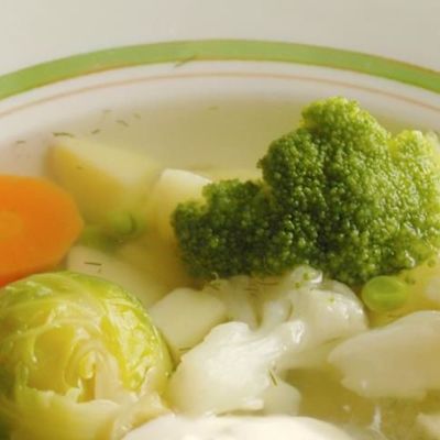 Суп Весенний из замороженных овощей