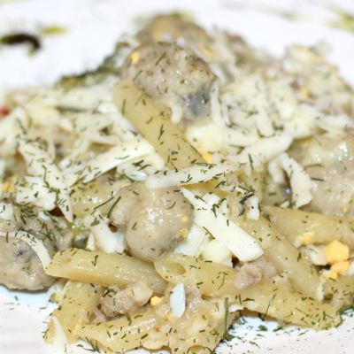Паста пенне - сытный и вкусный ужин по-итальянски