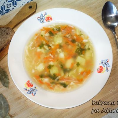 Суп с фасолью и квашеной капустой