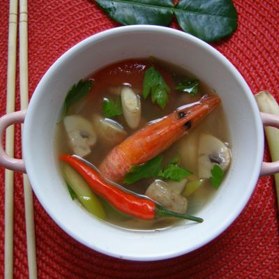 Как сварить том ям - острый тайский суп с лемонграссом