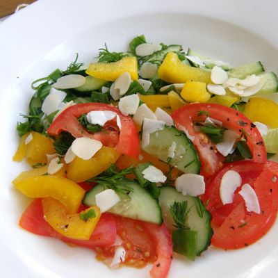 Легчайший салатик за 5 минут отличная альтернатива мясному