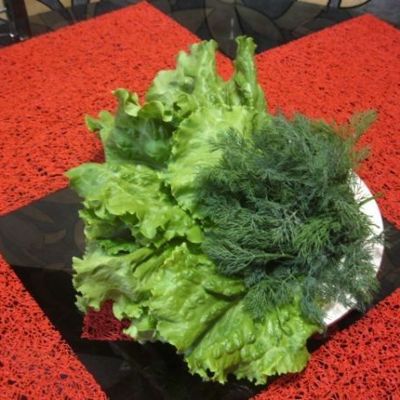 Зелень и листья салата Перехожу на лёгкую, витаминизированную еду