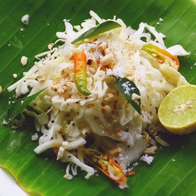Острый салат из капусты по-индийски за 10 минут