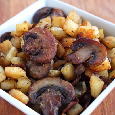 Картошка с белыми грибами в духовке: сытное блюдо для всей семьи