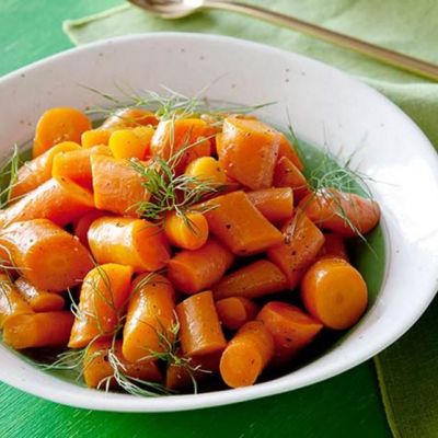 Карамелизированная морковь с апельсиновым соком - простой и вкусный гарнир