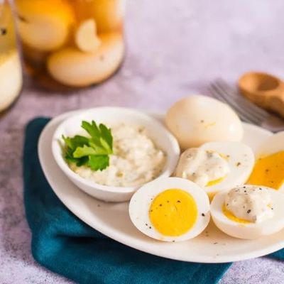 Маринованные яйца по-немецки за 20 минут