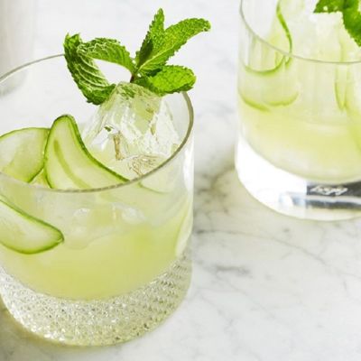Вкусный огуречный коктейль с лимоном - готовимся к праздникам