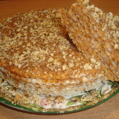 Вафельный торт со сгущенкой - пошаговый рецепт с фото на Повар.ру новые фото Вафельный торт со сгущенкой - пошаговый рецепт с фото на Повар.ру новые фото