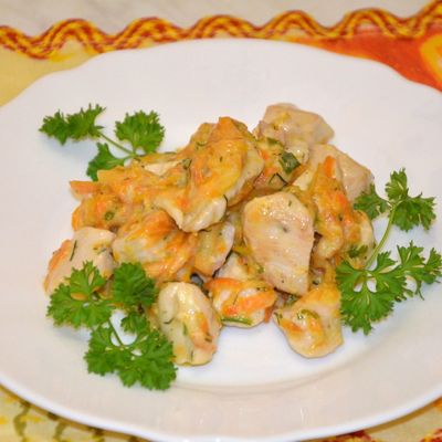 Салат миланский с курицей Салат миланский с курицей