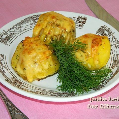 рецепт картофель с яйцом в духовке рецепт с фото