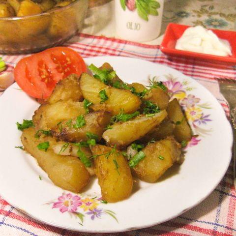 рецепт картофель с яйцом в духовке рецепт с фото