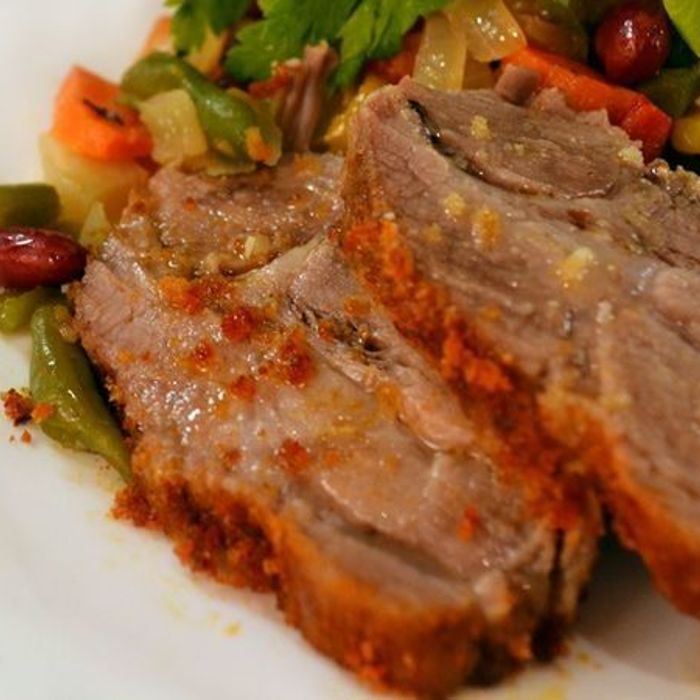 рецепты из свиной шейки в духовке