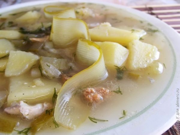 суп с солеными огурцами