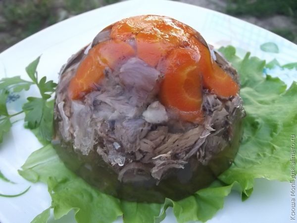 Рецепт холодца говядины курицы фото
