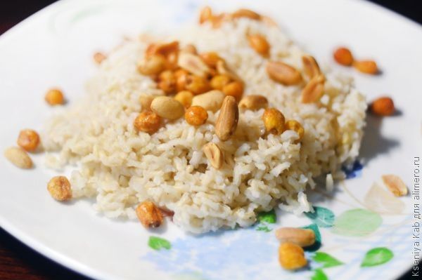 коричневый рис рецепт