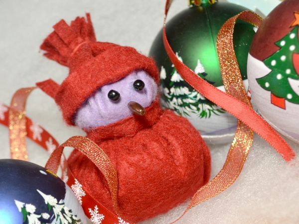новогодние поделки из фетра новогодние поделки из фетра