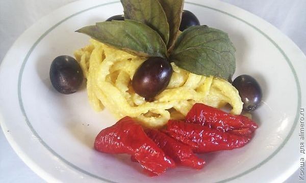 Итальянская паста с пряным соусом