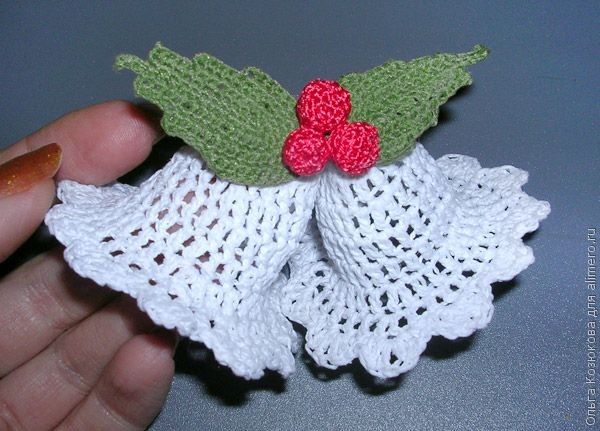 Колокольчики - новогодние игрушки своими руками