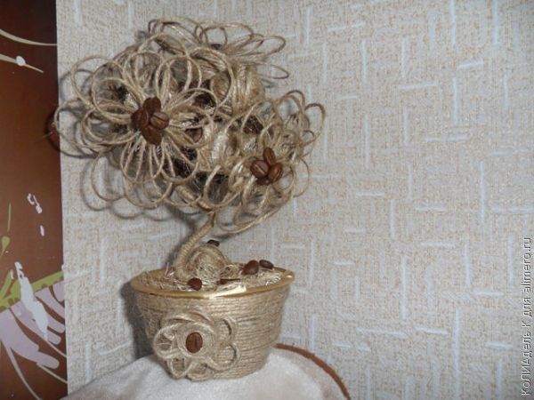 Дерево из шпагата своими руками Дерево из шпагата своими руками