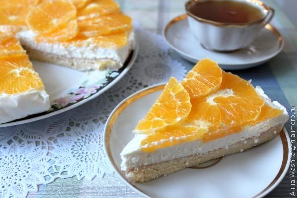 Творожный торт «Оранжевое настроение»
