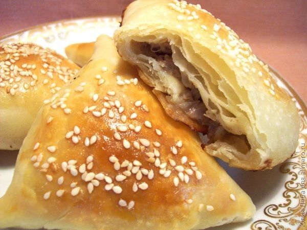 Слоеное тесто для самсы рецепт