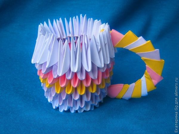 Оригами 3D "Чашка"