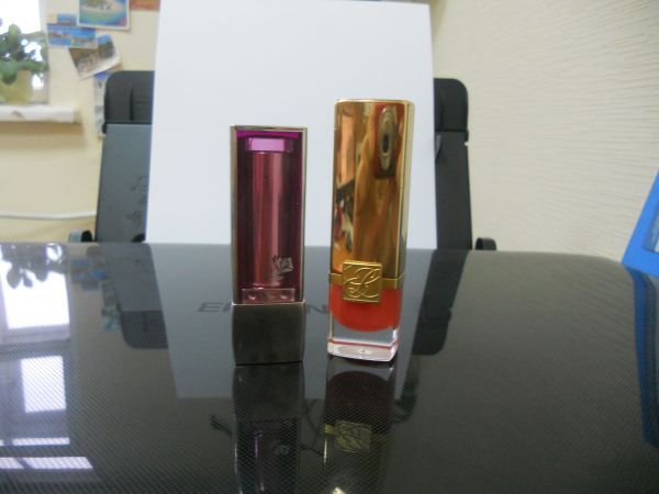 Помады Estee Lauder Pure Color и Lancome Color Fever