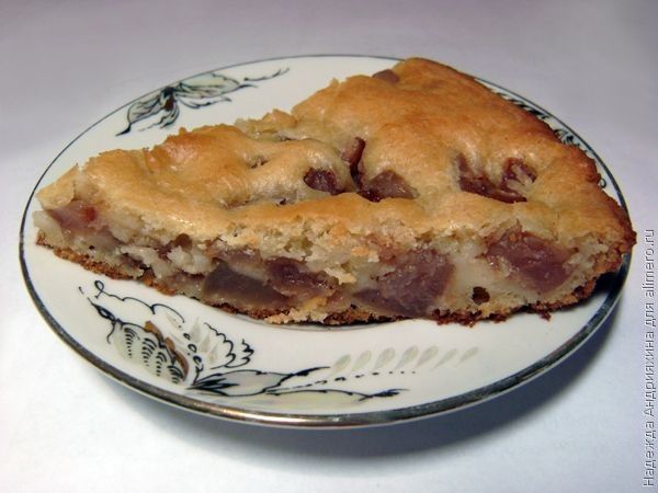 Оригинальный яблочный пирог