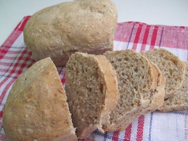Порционный хлеб с кунжутом и маком