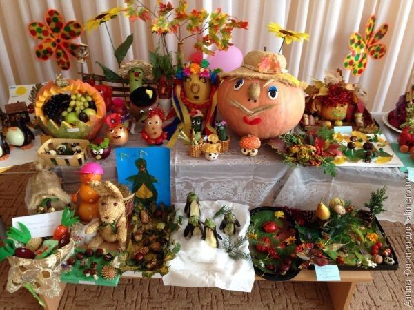 Лучшие осенние поделки в детском саду Лучшие осенние поделки в детском саду