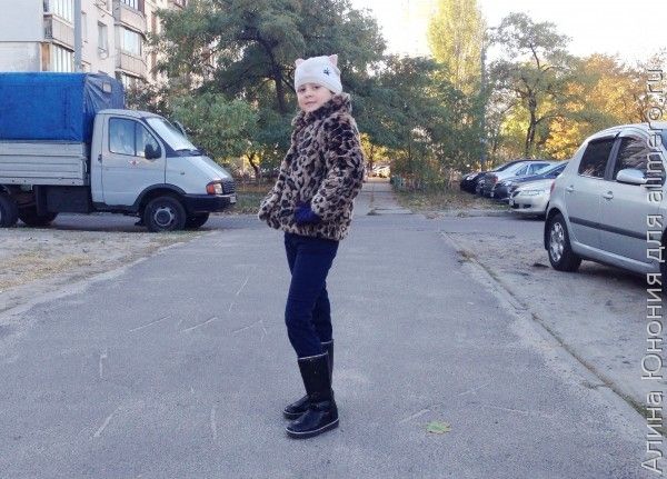 леопардовый полушубок леопардовый полушубок