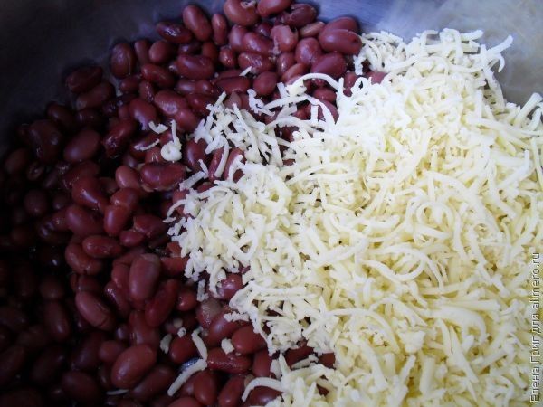 рецепт салата с фасолинка