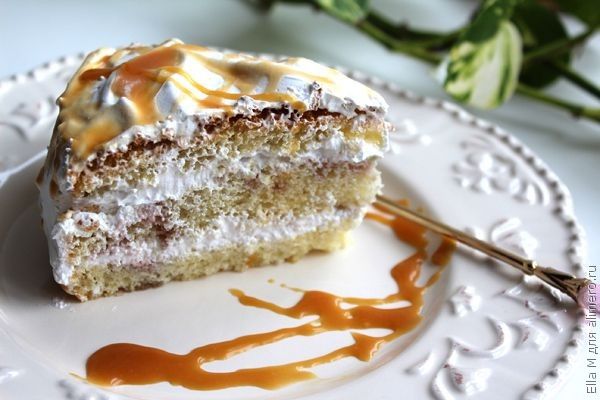 Бисквитный торт простой и вкусный рецепт Бисквитный торт простой и вкусный рецепт