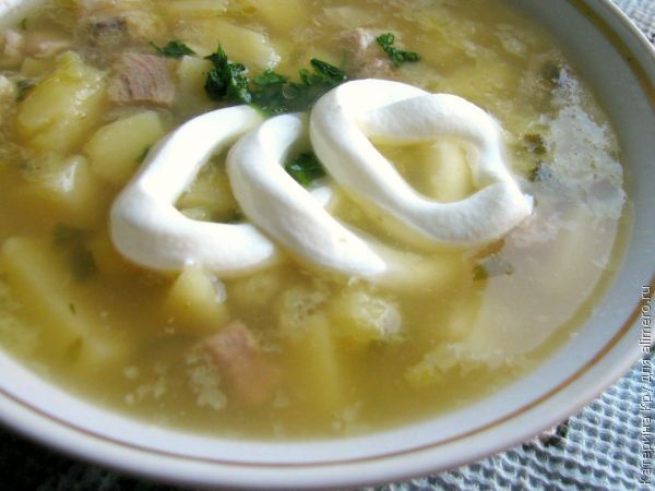 Гороховый суп на свинине