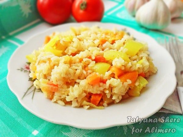 рис с болгарским перцем рецепт