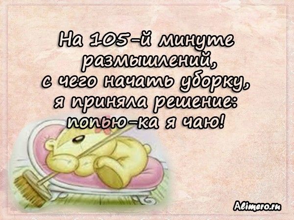 Забавные высказывания о домашних делах Забавные высказывания о домашних делах