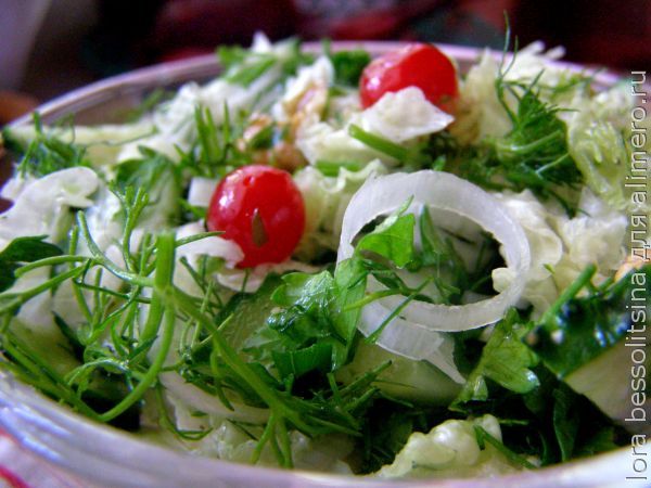 диетические блюда - изумительный салат