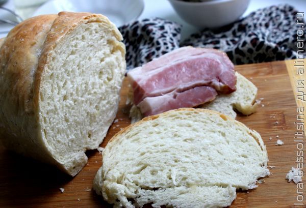 белый домашний хлеб