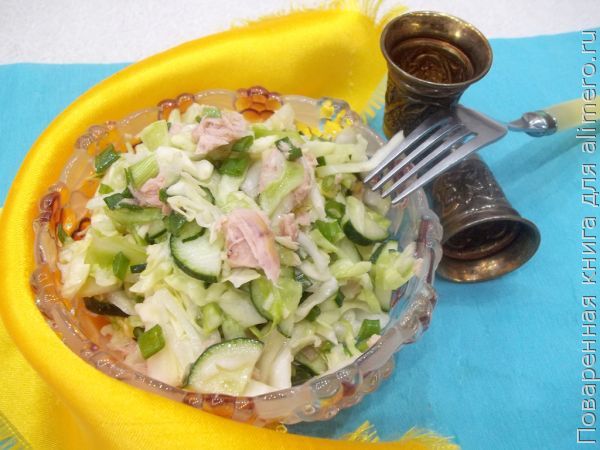 Мой новый овощной салат с рыбными консервами — советы и хитрости