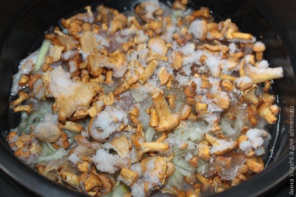 рецепты с лисичками грибами в мультиварке