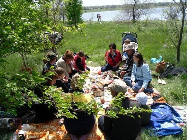 На пикник? А где же список?