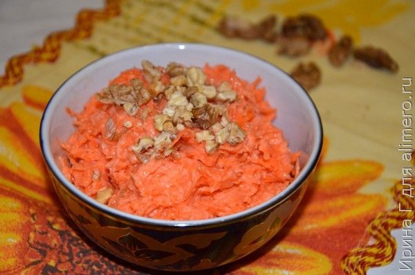 салат из моркови рецепт